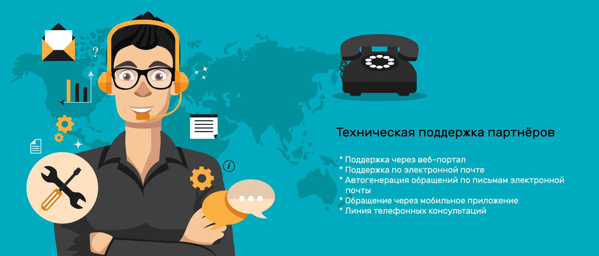 Новая система технической поддержки партнеров компании Айтида